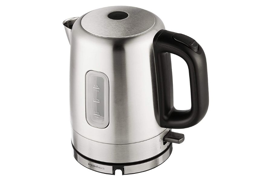 Amazon Basics Stainless Steel Portable Electric Hot Water Kettle