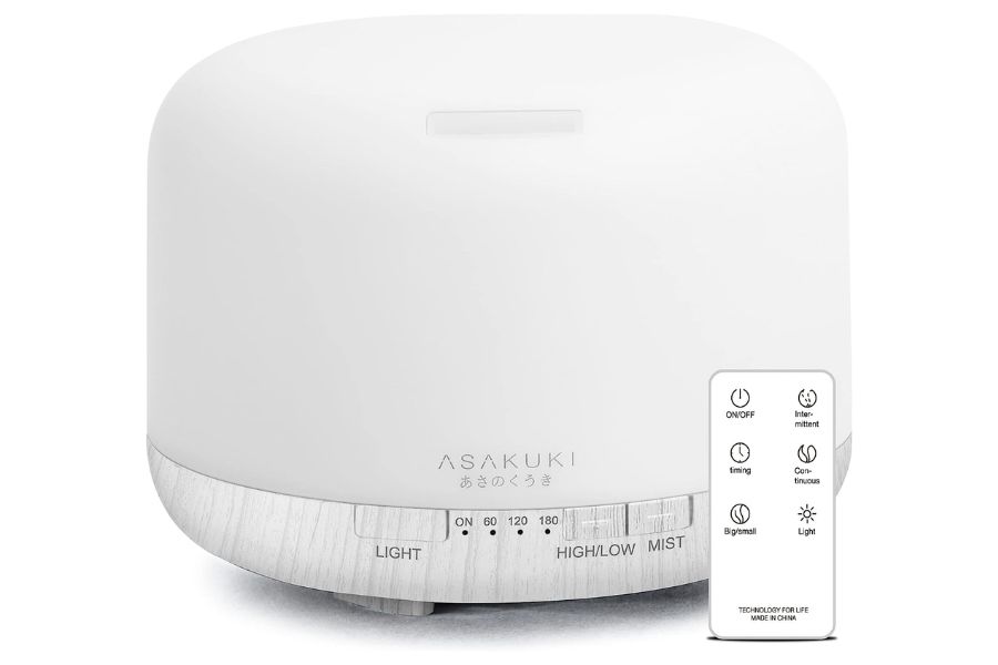 ASAKUKI 500ml Premium, Essential Oil Diffuser