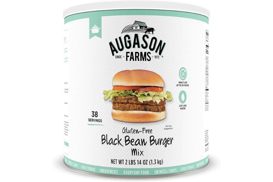 Augason Farms Gluten-Free Black Bean Burger