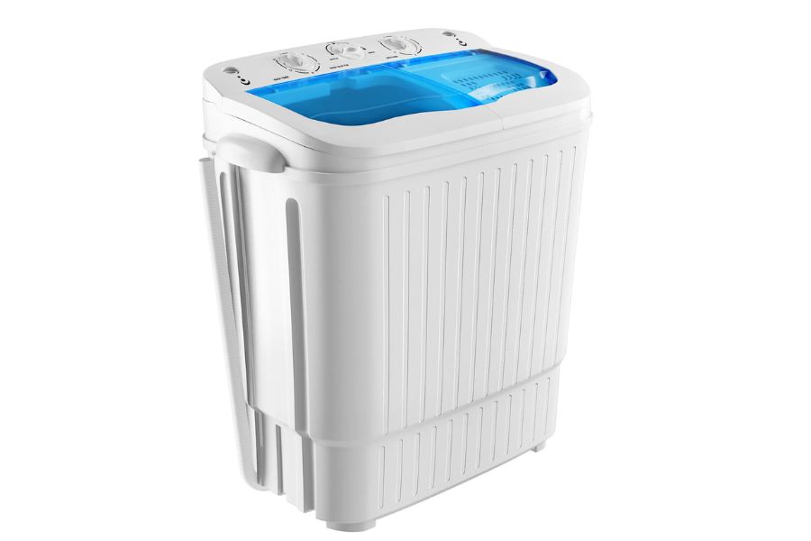 Dalxo Portable Mini Compact Twin Tub Washing Machine Washer