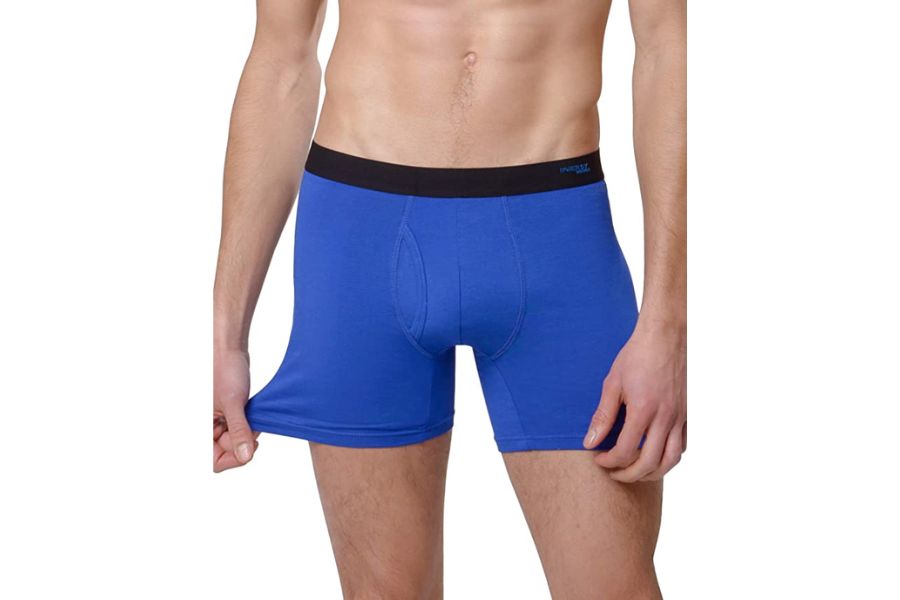 INNERSY Men's Cotton Boxer Briefs Stretchy Underwear