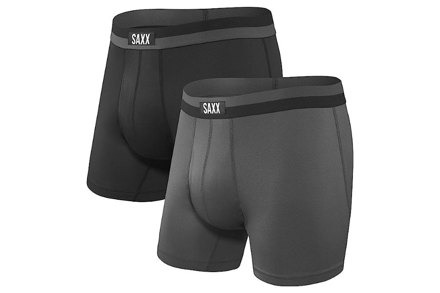 Saxx Men's Underwear -Sport MESH Boxer Briefs with Built-in Pouch Support