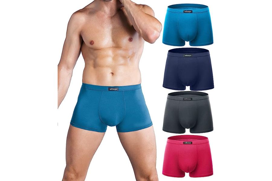 Wirarpa Men's Underwear Modal Viscose Ultra Soft Boxer Briefs