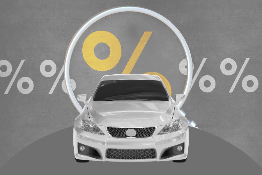 Concept of best car loan rates in Canada