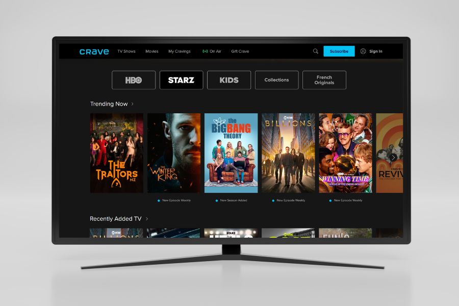 Crave streaming service