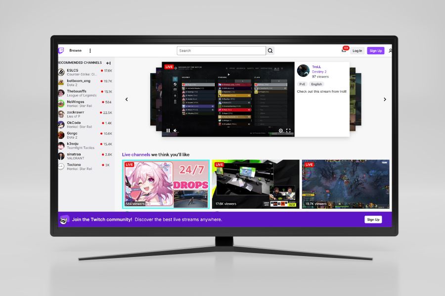 Twitch streaming service