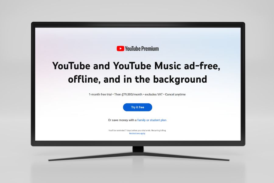 YouTube Premium streaming service