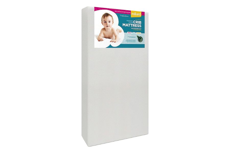 Milliard Premium Memory Foam Hypoallergenic Infant Crib Mattress